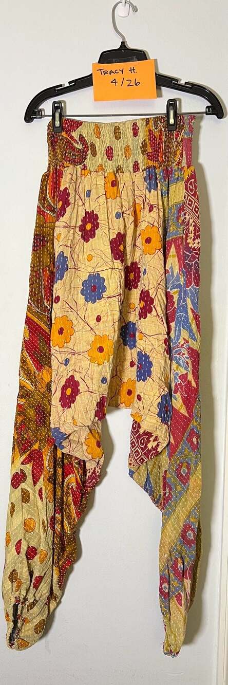 Kantha Bae Patchwork Kantha Everyday Harem Pants One Size